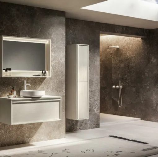 Mobile da Bagno sospeso in essenza rovere nordico Magik 09 di GB Group