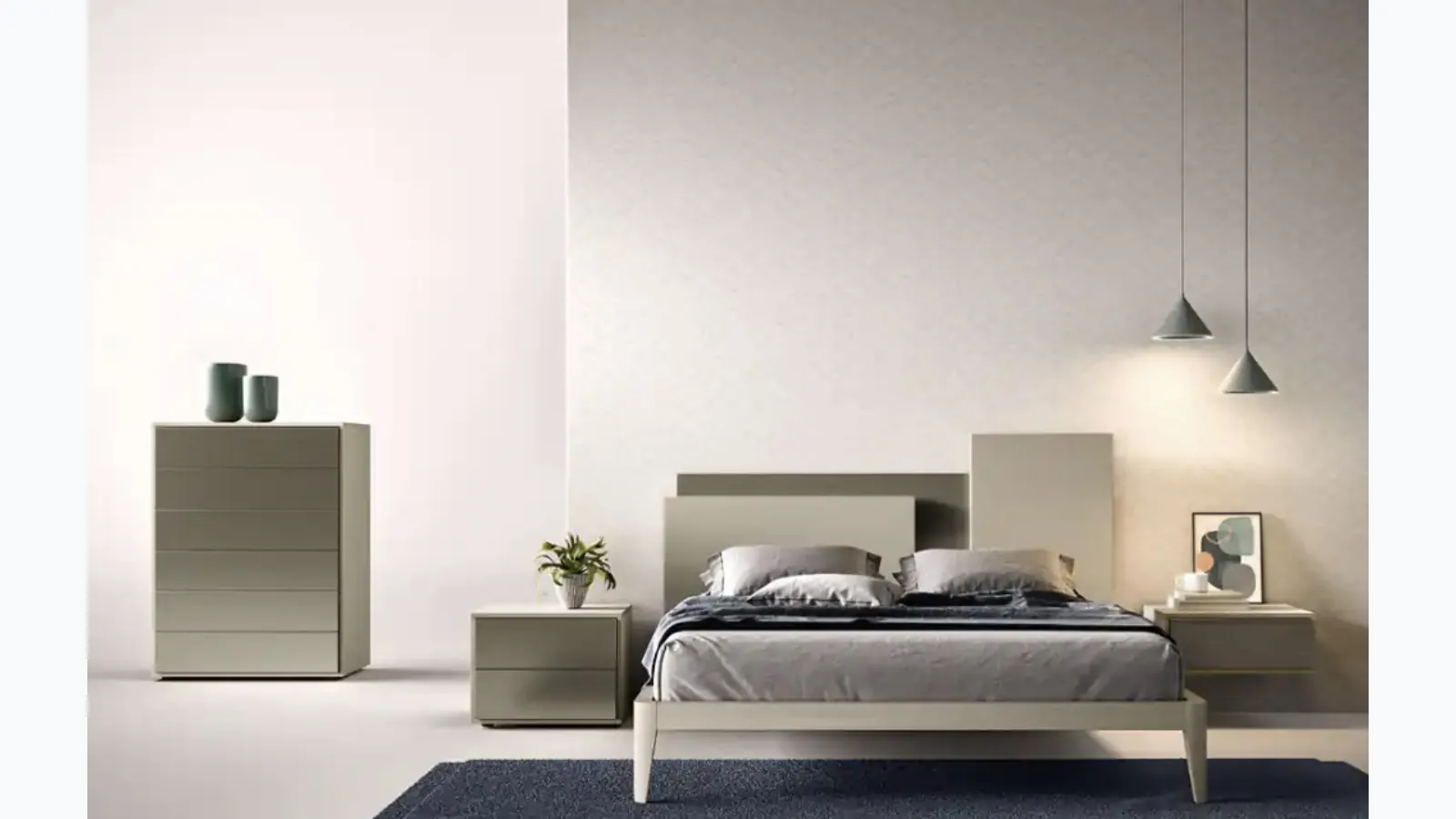 Letto Mondrian C02 di Moretti Compact Giorno Notte