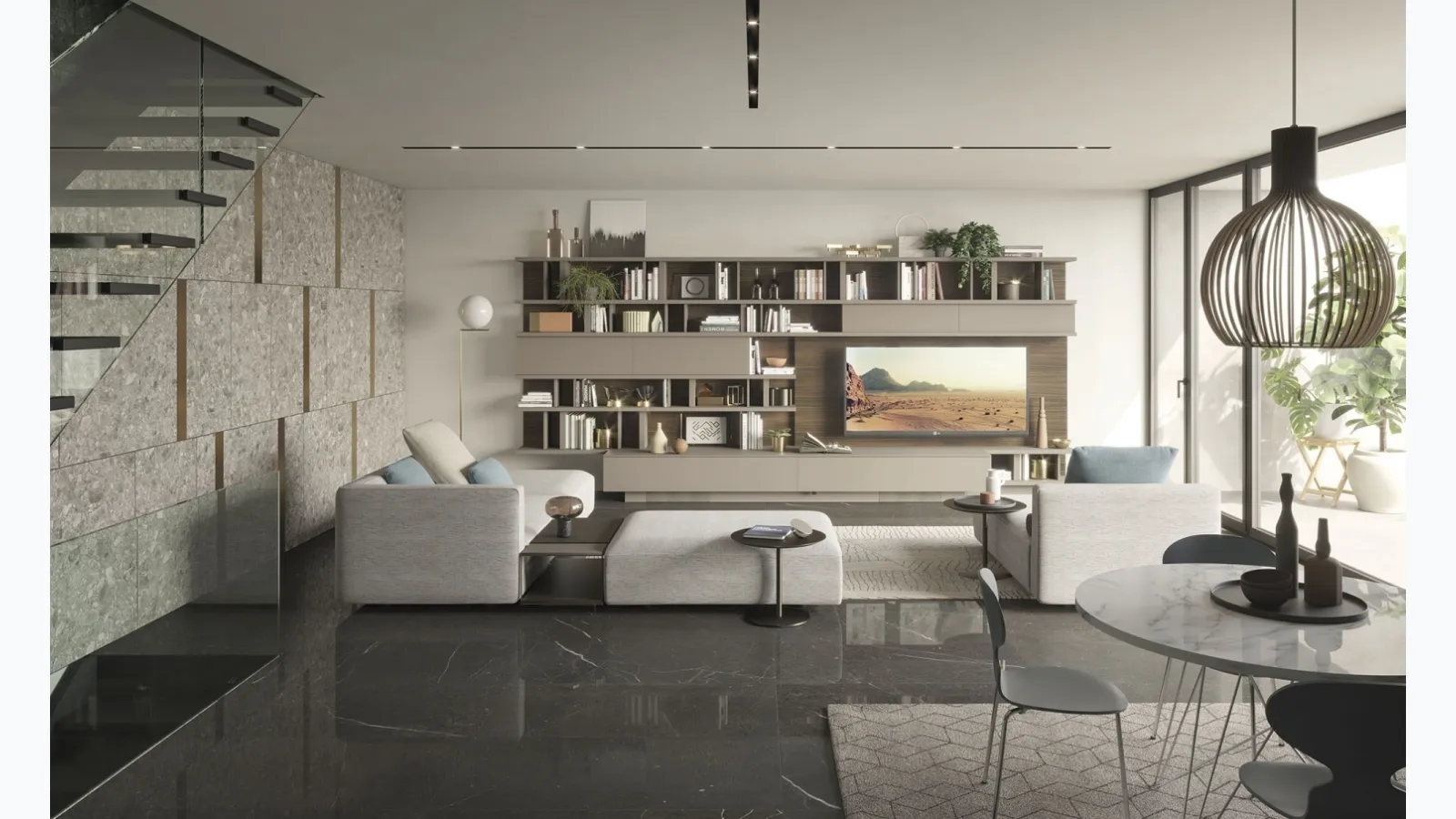 Libreria Living TV 15 di Turati T4